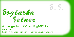 boglarka velner business card